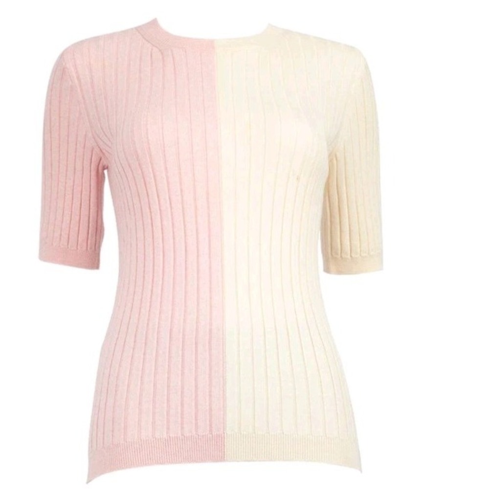 NEW! Emilia Wickstead S Color Block Knit Sweater